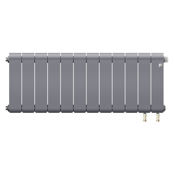 Радиатор биметаллический Royal Thermo Infinity 300 Silver Satin VR80 - 12 секц.