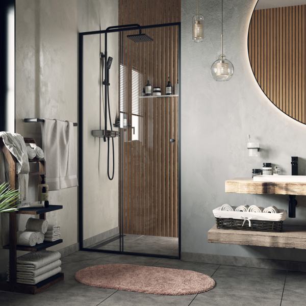 Душевая дверь WasserKRAFT Dill 61S 61S31 черный