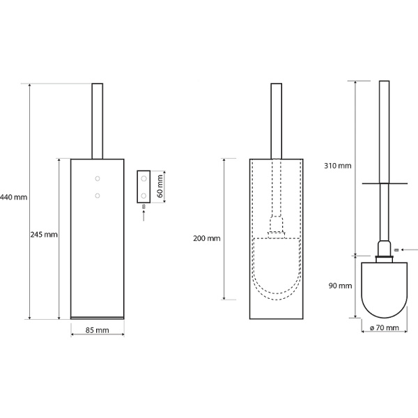 Туалетный ершик Bemeta Plaza 118113092