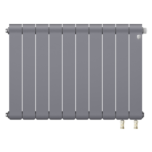 Радиатор биметаллический Royal Thermo Infinity 500 Silver Satin VR80 - 10 секц.