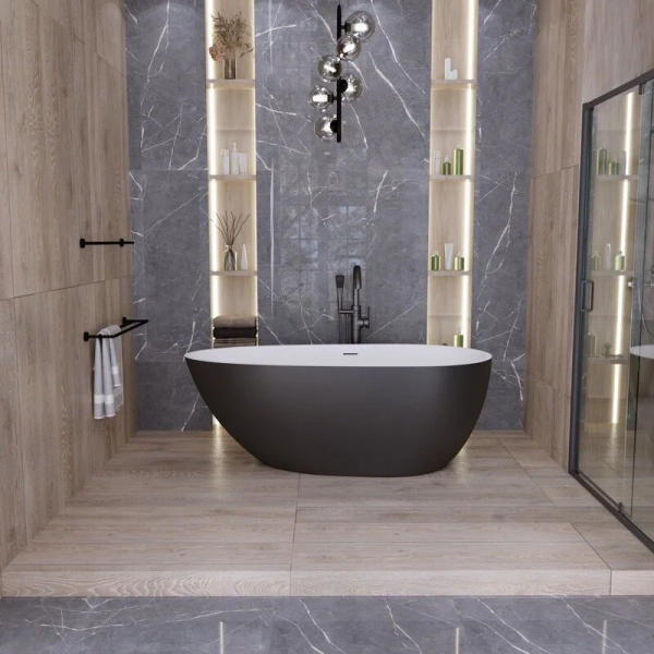 Акриловая ванна Grossman Fly 170х80 GR-1102MB черный