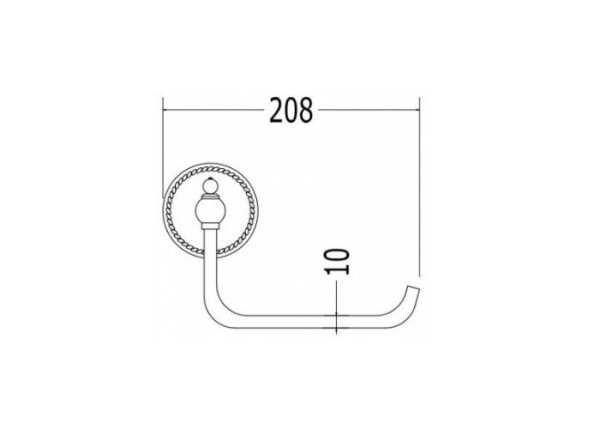 Держатель туалетной бумаги Devon&Devon Dorothy DOR411OT