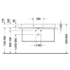 Раковина 100x47 см Duravit DuraSquare 2353100041