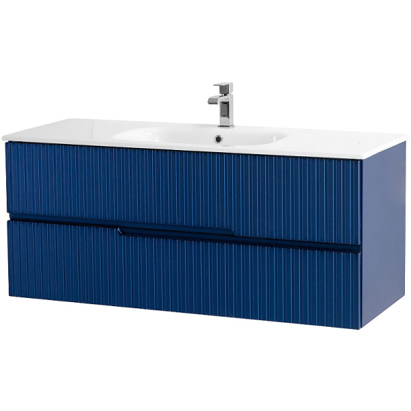 Тумба под раковину Cezares Duet 120 DUET-1200-2C-SO-SPF-P сапфир