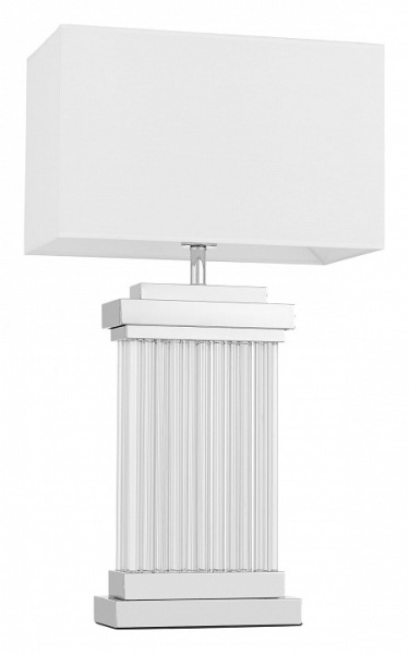 Настольная лампа декоративная LUMINA DECO Davos LDT 310 CHR+WT