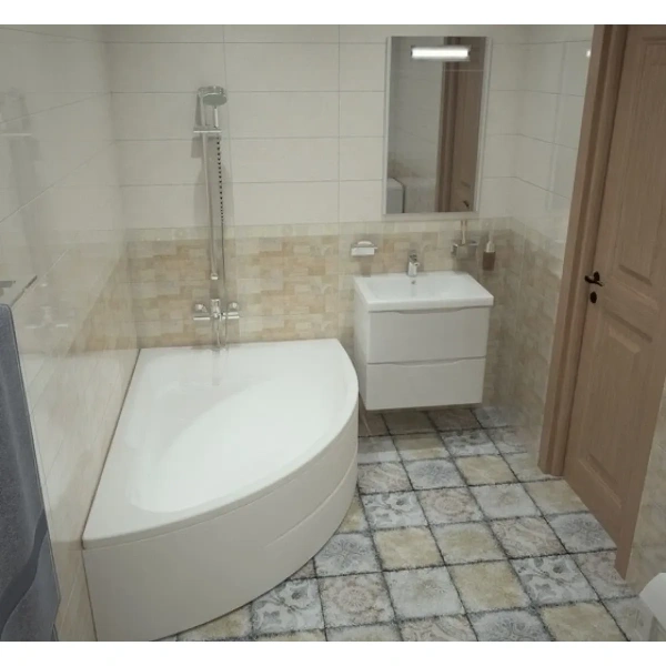 Акриловая ванна 150x100 см R Santek Гоа 1.WH11.2.032