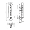 Смеситель для душа Carimali Colonial 21054EST-CR