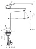 Смеситель для раковины hansgrohe Logis 71090000