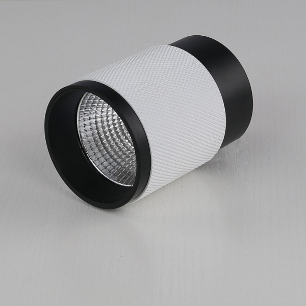 Накладной светильник iLedex Technical Delta 1955-10W-3000K-36 BK+WH
