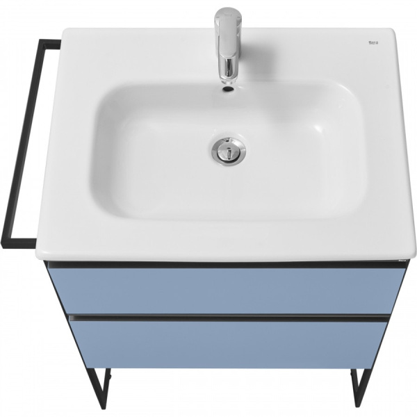 Тумба под раковину Roca Domi 60 ZRU9307870 небесный синий матовый
