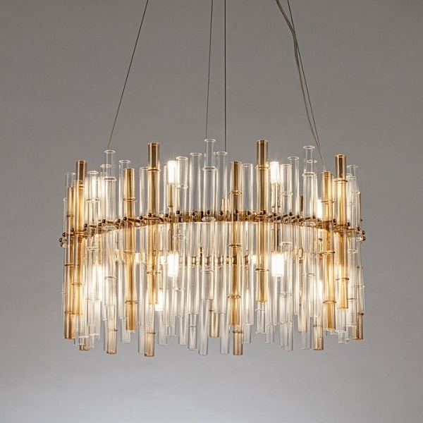 Подвесной светильник Arte Lamp Crystalla A4111LM-16GO