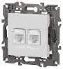 Розетка Ethernet RJ-45 без рамки Эра Эра Elegance 14-3108-01