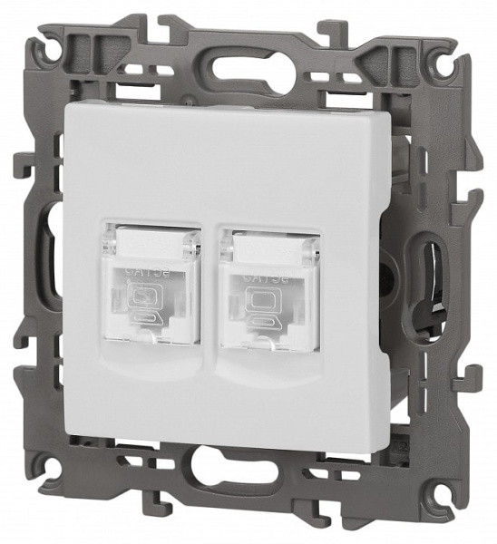 Розетка Ethernet RJ-45 без рамки Эра Эра Elegance 14-3108-01