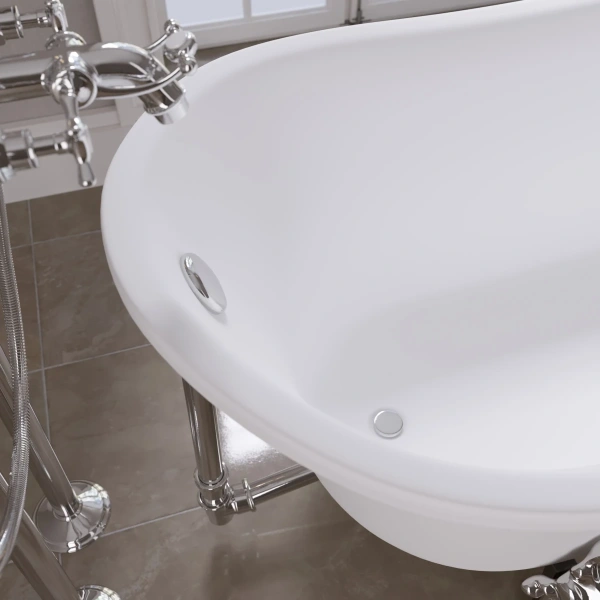 Акриловая ванна 162x71 см Grossman Retro GR-1002M