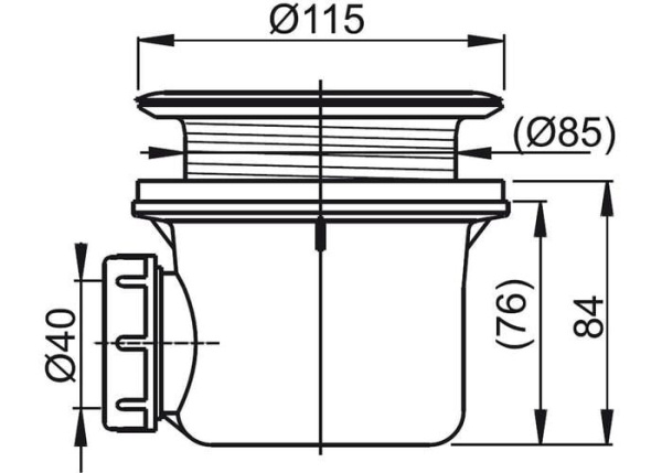 Сифон для поддона Ravak Basic X01308