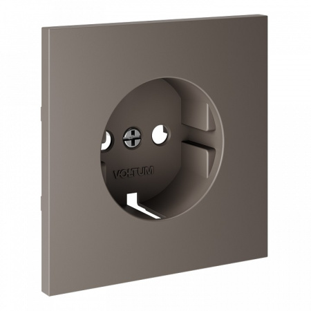 Накладка для розетки с заземлением Voltum S70 VLS000614