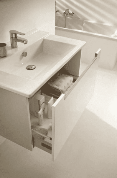 Тумба под раковину Jacob Delafon Struktura 57 EB1276-N18 белый
