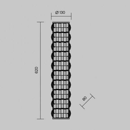 Накладной светильник Maytoni Кастелло MOD336WL-L35G3K
