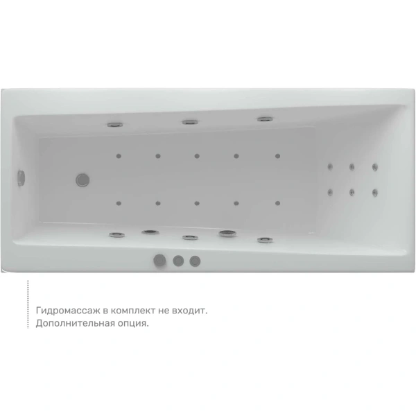 Акриловая ванна Aquatek Либра New LIB170N-0000077 170x75 см, белый