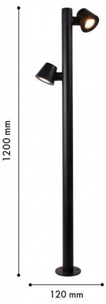 Наземный высокий светильник Favourite Bio 4744-2F
