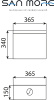 Бачок для унитаза San More Fiaba SMT971905, белый