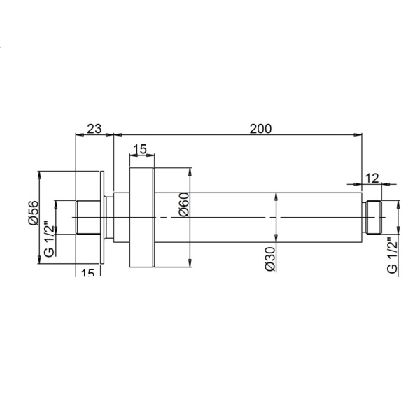 Кронштейн для душа Paini 50PJ744T620BIMT золото матовое