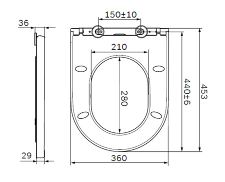 Крышка-сиденье AM.PM Inspire C507854WH