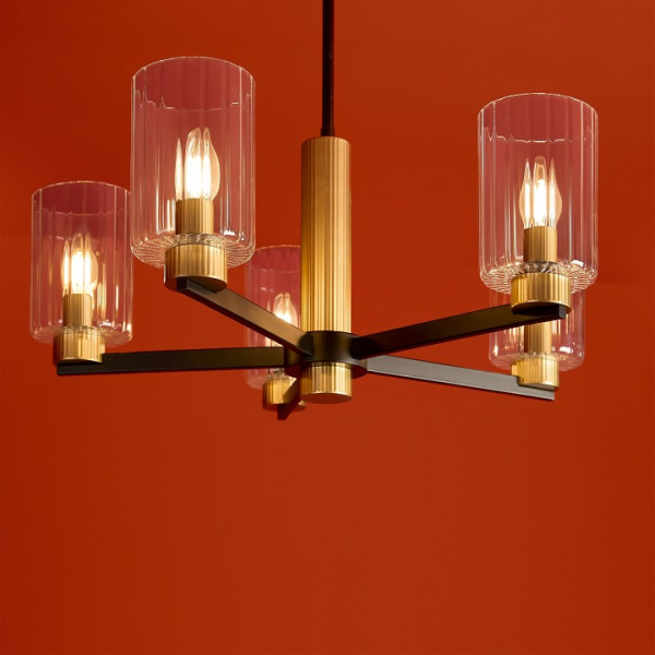 Люстра на штанге Freya Ombre FR2051CL-05BBS