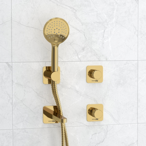 Душевой комплект WasserKRAFT Ems 7600 A7651.303.305.280.197.207 золото