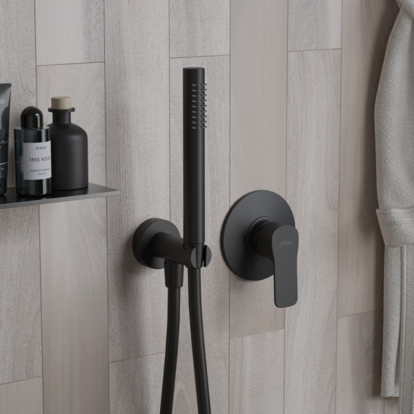 Душевой гарнитур Paini 53YO440TTAS черный матовый