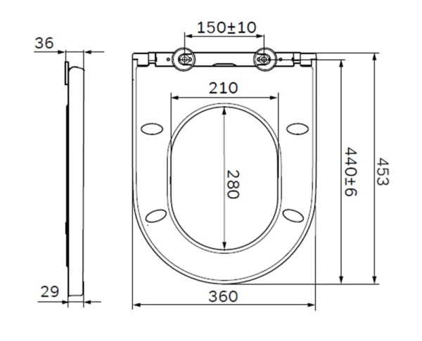 Крышка-сиденье AM.PM Inspire C507854WH
