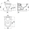 Унитаз подвесной Creavit Selin SL320-11CB00E-0000 белый