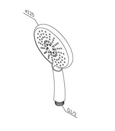 Душевая лейка Am.Pm Bliss F0253100