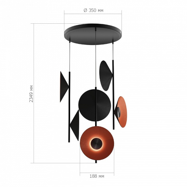 Подвесная люстра ST-Luce Sentito SL3003.403.09