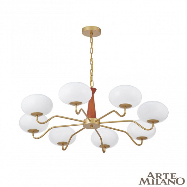Подвесная люстра Arte Milano AM-Napoli 310166/D900/8 BS/WD