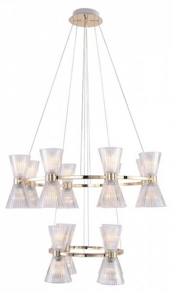 Подвесная люстра Newport 3610 3618/S gold new