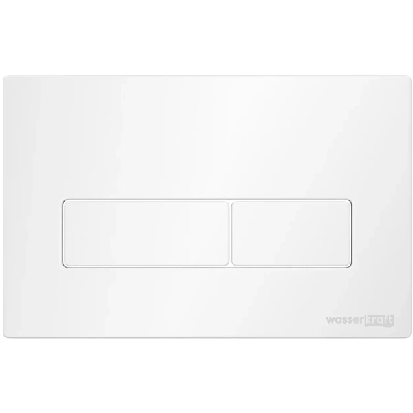 Инсталляция для унитаза WasserKRAFT Glan 66 66TLT.010.ME.BL.WH03 с кнопкой смыва, белый