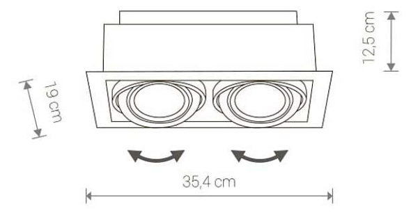 Встраиваемый светильник Nowodvorski Downlight 9570