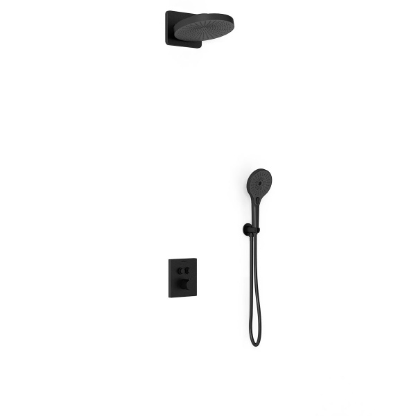 Душевой комплект Vincea VSFW-3I21T1MB матовый черный