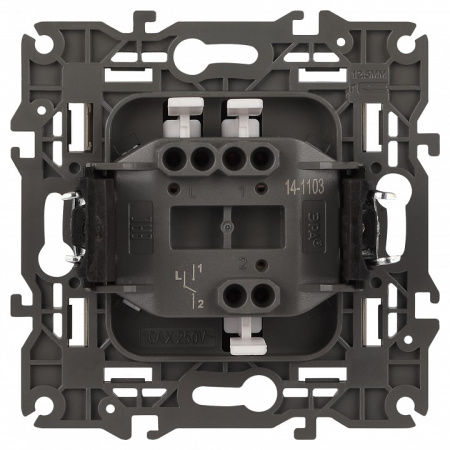 Переключатель одноклавишный без рамки Эра Эра Elegance 14-1103-16