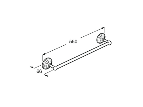 Полотенцедержатель кольцо Roca Carmen 817003001