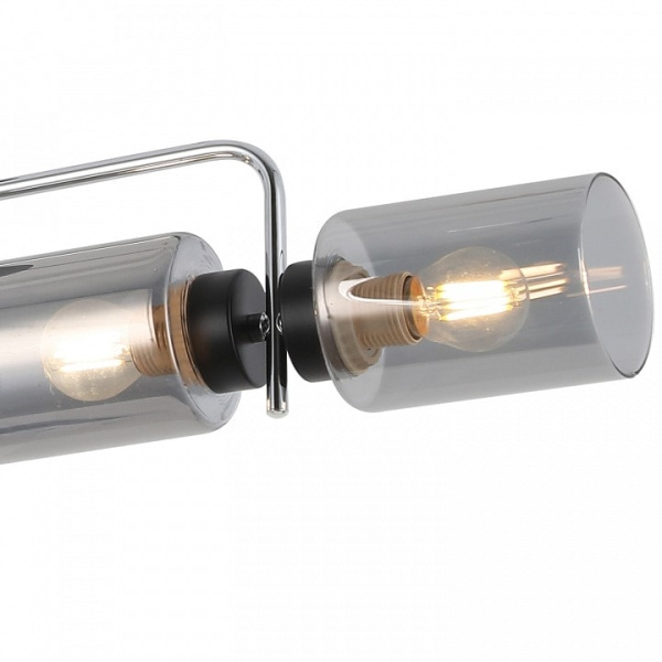 Люстра на штанге ILLUMICO IL8249-6COU-79 BK CR