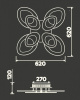 Потолочная люстра Ambrella Light FA FA4493
