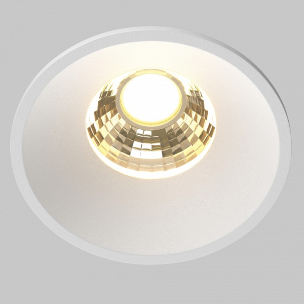 Встраиваемый светильник Maytoni Technical Раунд DL058-7W2.7K-W