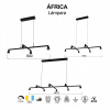Подвесная люстра Mantra Africa 9408