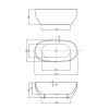 Акриловая ванна Vincea 160x81 VBT-408-1600