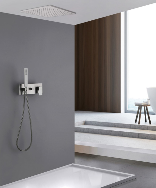 Душевой комплект Abber Daheim AF8221SP сатин