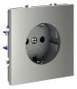 Розетка с заземлением без рамки Voltum S70 VLS040105