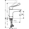 Смеситель для раковины Hansgrohe Focus 31911000