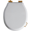 Сиденье для унитаза Simas Lante LA007bi/br белый, микролифт